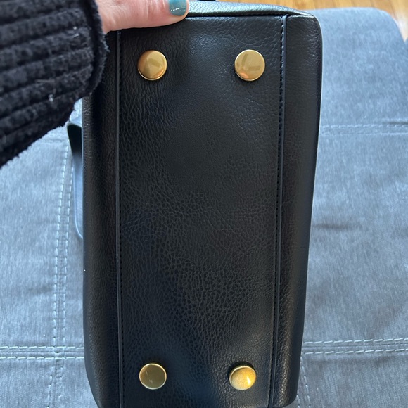 Fossil Women's Black Leather Satchel - Picture 6 of 7